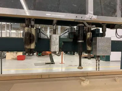 CEMCO MVB-84, 84", 6-SPINDLE VERTICAL BORING