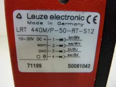 USED LEUZE LRT 440M/P-50-RT-S12