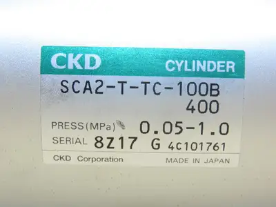 CKD SCA2-T-TC-100B-400 Pneumatic Air Cylinder 100mm Bore 400mm Stroke Trunnion