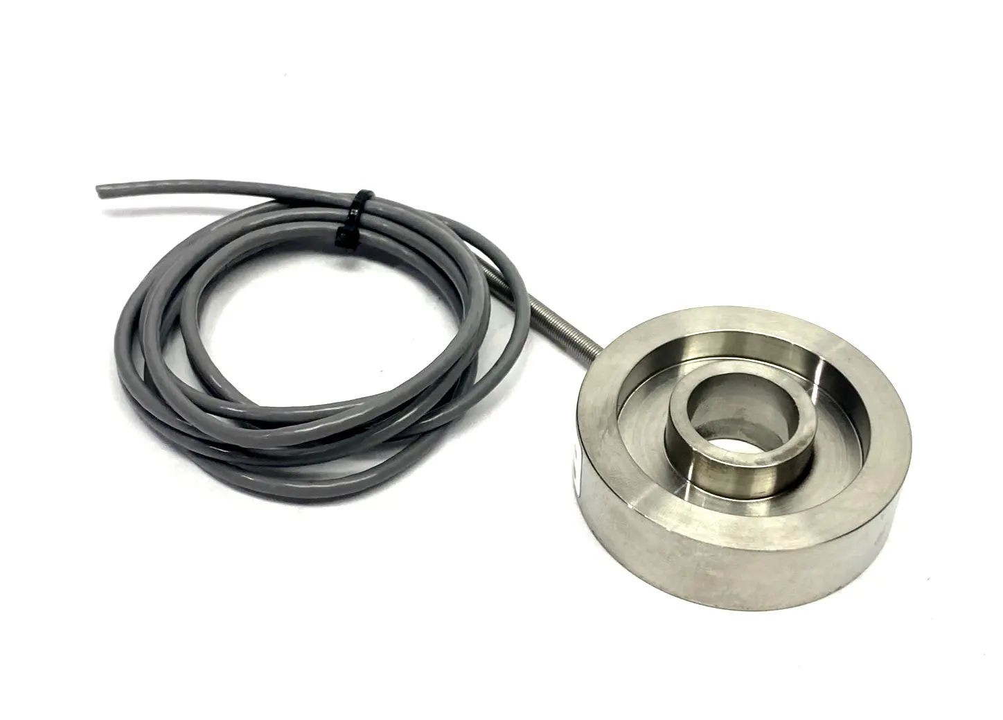 THC-IK-V | Transducer Techniques  Through-Hole Donut Load Cell Force Sensor 0-1K LB - Used
