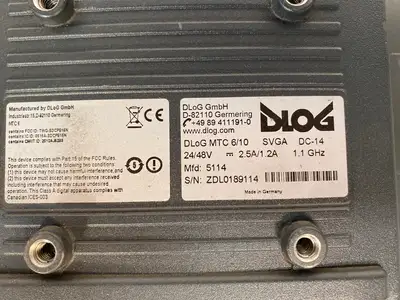 DLOG MTC6/10 Vehicle Mount Terminal 10” GmbH. 2F