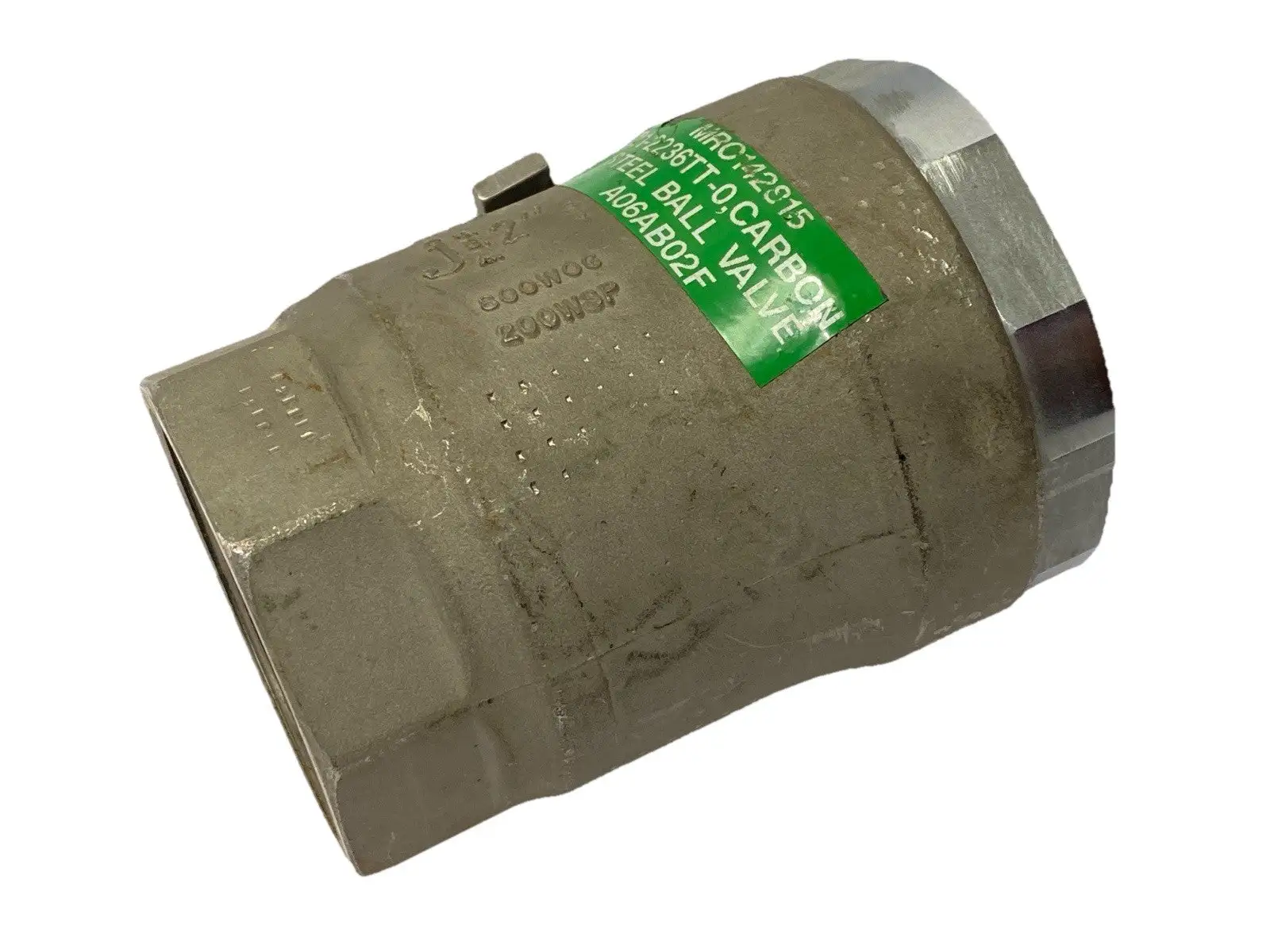 USED NELES JAMESBURY BALL VALVE 2" 800WOG 200WSP NO HANDLE