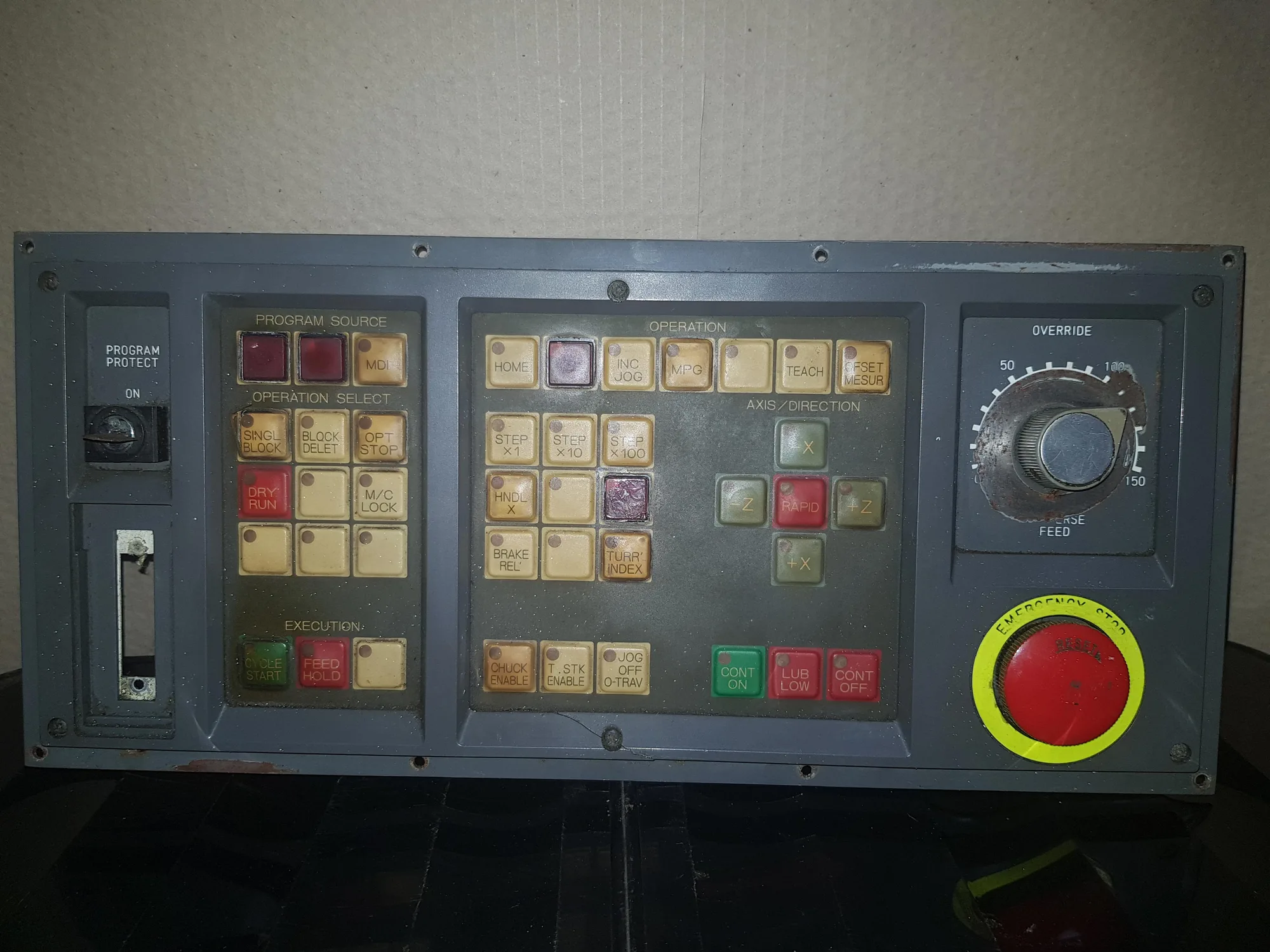 (REF 267) FANUC OPERATOR PANEL CIRCUIT BOARD A16B-1310-0380-03B