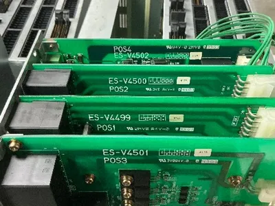 Okuma A911-3070 POS PLC Slot Rack Card Chassis Motherboard ES-V4504