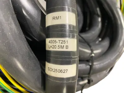 USED FANUC ROBOT POWER CABLE HARNESS ASSEMBLY 20.5M