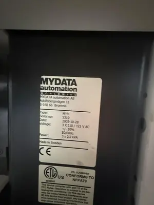 Used 2003 MYDATA MY9 Flexible SMT Pick & Place Mounter Minnesota US | Source Machinery Sales #1366711