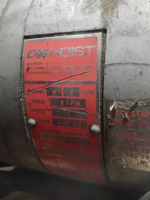 CM HOIST R Chain Hoists | ESS Industrial Equipment Sales (8)