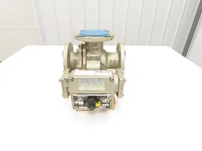 NDV Nippon E300N DN65 2.5" Flanged 3-Way Ball Valve Pneumatic Actuator EPN1304N