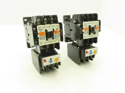 Fuji SC-N1 SC25BAA Motor Starter Contactor 25Hp 600V & Overload 18-26A Lot of 2