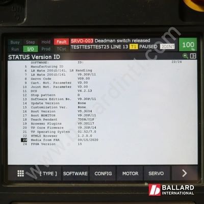 FANUC LR Mate 200iD/14L Robot System w/R30iB Mate Plus