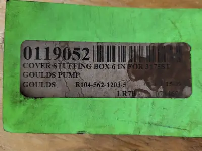 Used GOULDS R104-562-1203-5 Parts (Hydraulics and Pneumatics) British Columbia CA | Lenmark #257003