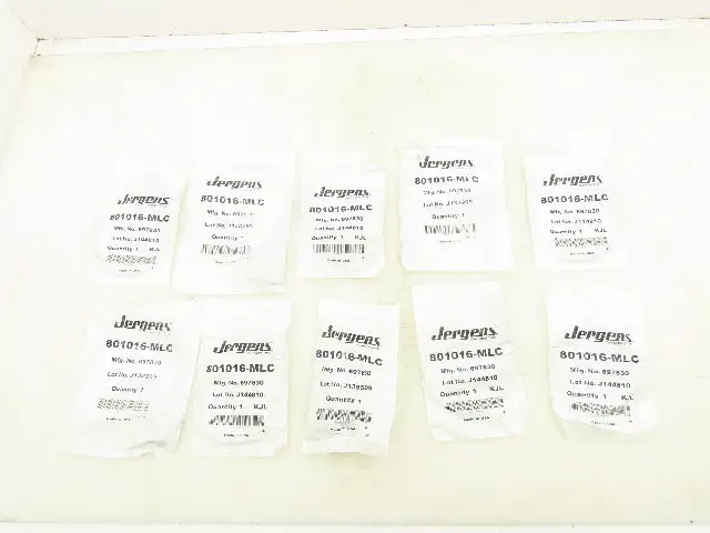 Jergens 801016 T-Handle Kwik-Lok Pushbutton Quick Release Pin 1/4" Dia Lot of 10
