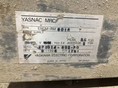 MOTOMAN YASNAC MRC SK6 Power Supply for Welding Robot Arm 2-3.5KVA 3PH 200/220V