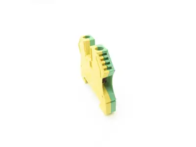 Allen Bradley 1492JG6 6mm² Grounding Terminal Block Green/Yellow Lot of 34