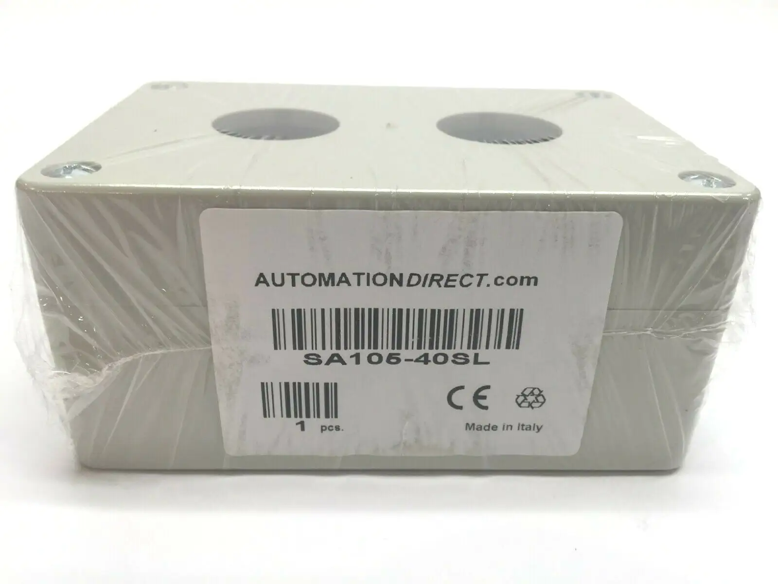 SA105-40SL | Automation Direct  2 Pushbutton Enclosure 2-3/4 x 4-1/8 x 2" - New