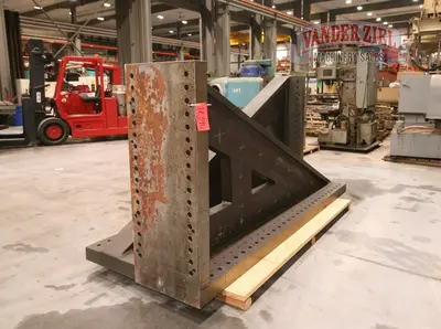Angle Plates, 119" x 23 1/8" x 59 1/2" Base Drilled & Tapped