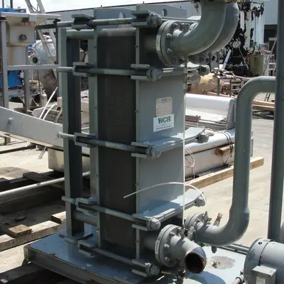 SPC7072  Heat Exchanger 343.4 sq.ft. Dry Coolers Inc plate heat exchanger, Stainless Steel