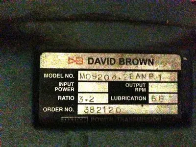 David Brown Helical In Line Geared motors (New)