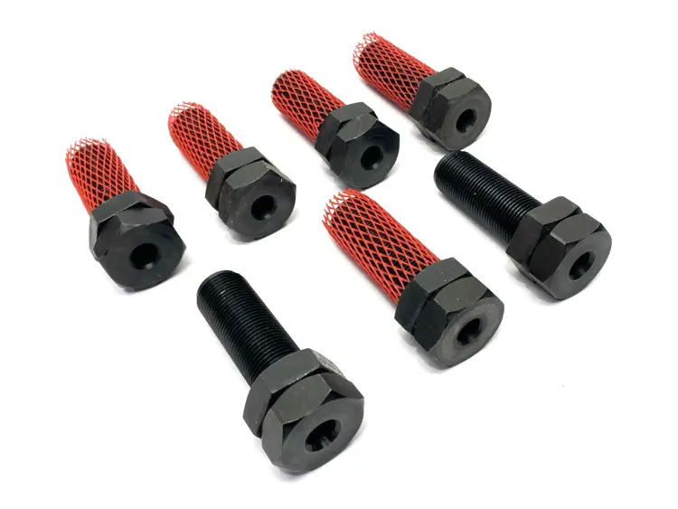 New | in-Stock E&ESP Leveling Jack 1-1/8"-12 Thread 9/16" ID 4-1/4" Length LOT OF 7 Jack Lifters Michigan US | Maverick Industrial Sales #1414330