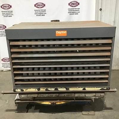 Dayton 4LX65 Unit Heater – Gray 350K BTU 120V 60Hz 1Ph 12.5A