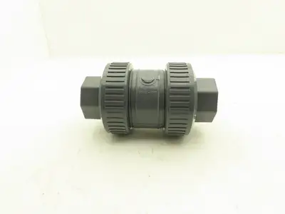 NIBCO U45BC V Check Valve 1 1/4" Chemtrol Body 1 1/2" End Fittings Glue And NPT