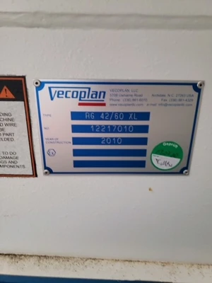 Vecoplan Model RG42/60 XL Single Shaft Shredder – New 2010