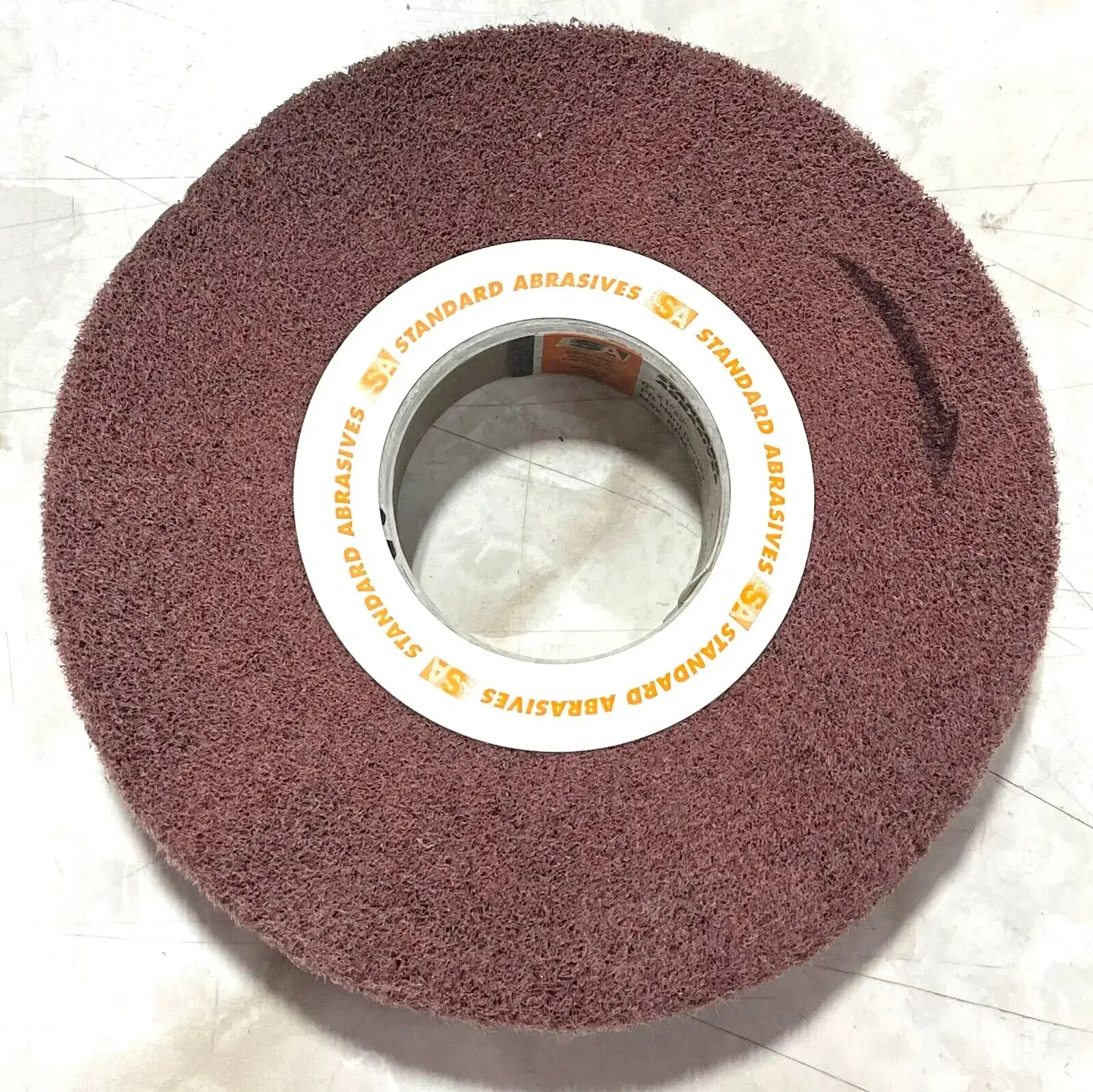 Standard Abrasives BriteRite 6" x 1" x 2" Flap Brush Very Fine Grit AO USA Made