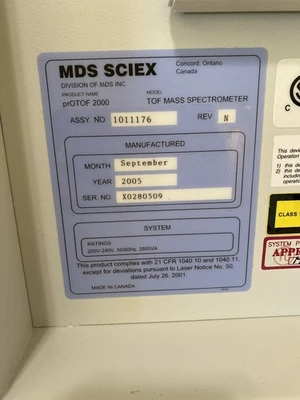USED MDS Sciex 1011176