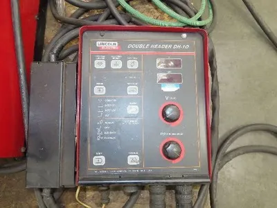Lincoln CV 655 Mig Welder 650A Welding Power Source DH-10 Double Header 3Ph