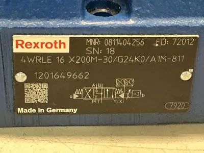 USED REXROTH 4WRPEH 6 C3 B12L-20-G24K0/A1M-00