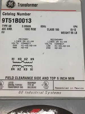 USED GENERAL ELECTRIC 9T51B0013