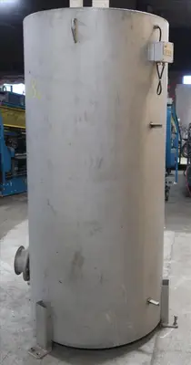 SPC8686  Tank 350 gallon vertical tank, Stainless Steel, flat