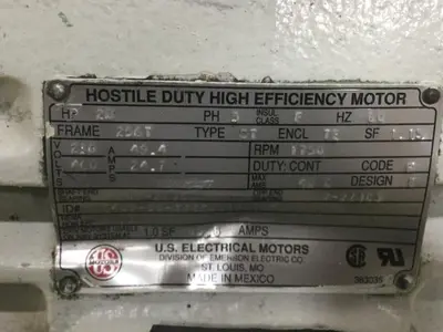 USED HOSTILE DUTY E409-50-YIIY261R086N