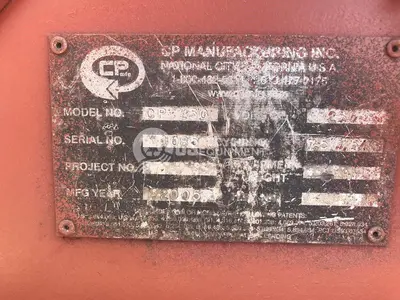 USED 2005 CP MANUFACTURING CP-250 FLATTENER/BLOWER