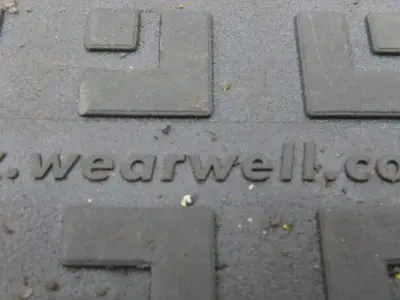 Wearwell H-9389 ErgoDeck Mat - 18 x 18", Solid Tile 7/8" Thick  Lot of 24