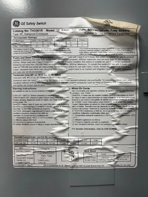 GENERAL ELECTRIC TH3361R Electrical/PLC/Automation | ESS Industrial Equipment Sales (9)