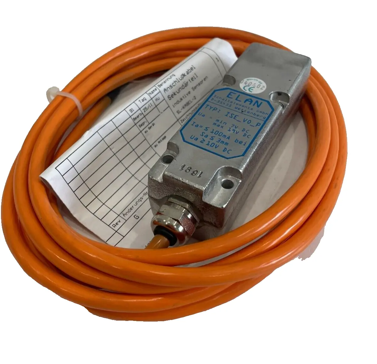 NEW ELAN ISE_VO_P INDUCTIVE SENSOR ISEVOP