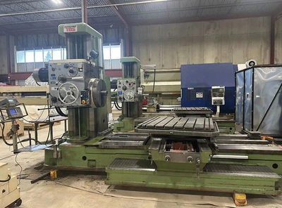 Used 1996 Tos Varsdorf W100A Rotary Tbl, #50PDB, Facing Head Horizontal Table Type Boring Mills New Jersey US | Machinery Values #944366