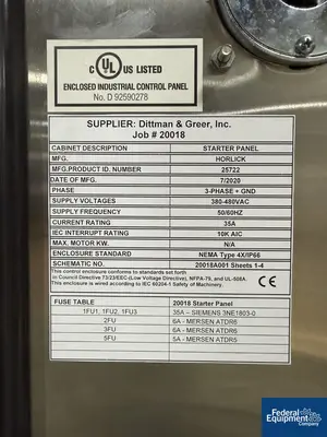 Used Microfluidics Microfluidics Microfluidizer, Model M815 Homogenizers Ohio US | Federal Equipment Company #1338419