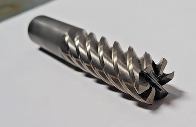 Hanita Israel Solid Carbide End Mill 1" Shank 6 Flutes Re Sharpen