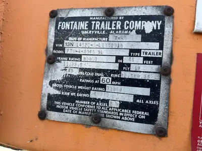USED 1990 FONTAINE VELOCITY