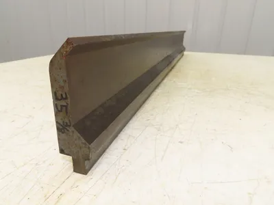 Press Brake Gooseneck Punch Die 35-3/8" Long 90° V 1/4" Finger 3-3/4" H