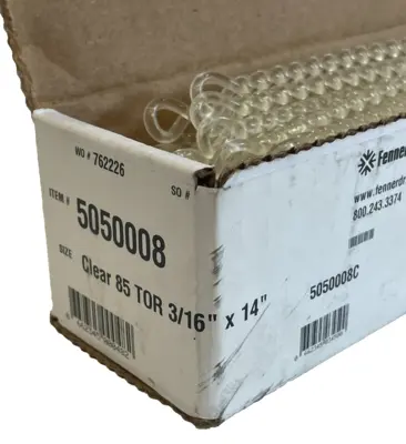 NEW FENNER DRIVES 5050008C 50 CLEAR 85 TOR 3/16" X 14"