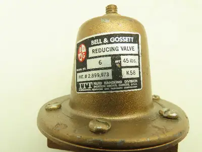 Bell & Gossett 110194 #6 Brass Pressure Reducing Valve 1/2" NPT 45 PSI Set