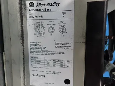 USED ALLENBRADLEY 280DF12Z10CGRW3P1