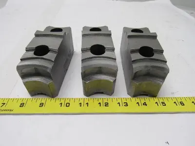 Cushman 05-201466 Lathe Chuck Jaws Pointed 4-7/8" X 2-5/16" X 1-3/4" Lot Of 3