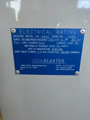 USED CHIPBLASTER CHIPCHILLER