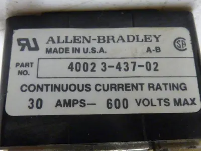 USED ALLEN BRADLEY 1494V-DS30 SER A