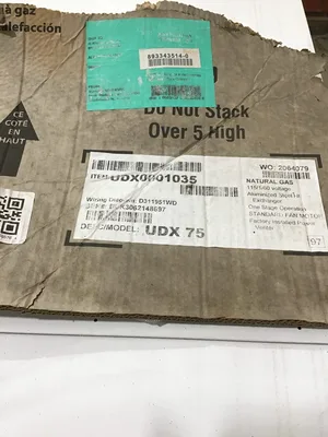 Reznor UDX-75 Natural Gas Unit Heater 1PH 3.7A