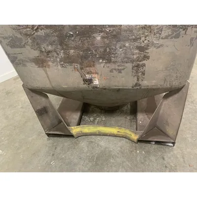 Used 1000 Liter (35 cu. Ft) IBC Matcon Stainless Steel Portable Tote Bin